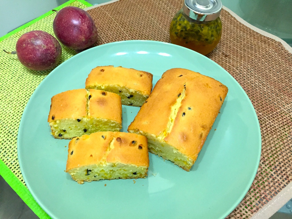 轻盈百香果磅蛋糕