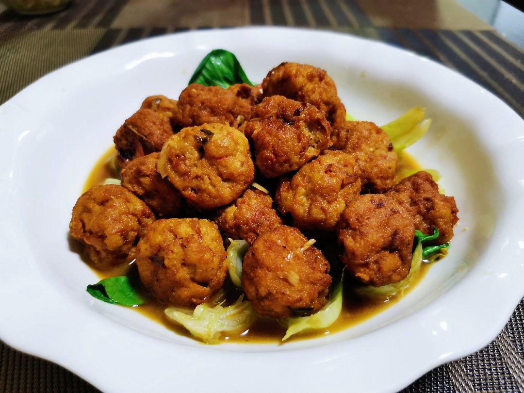 苍燚做的红烧豆腐丸子