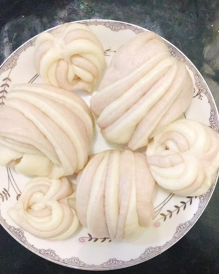 造型漂亮做法超简单的，花卷馒头