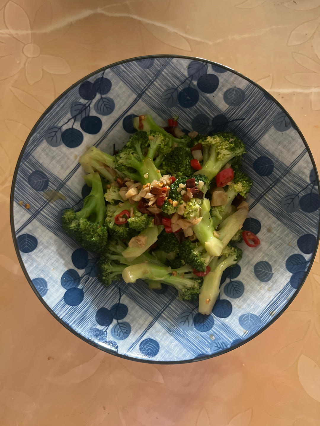 凉拌西兰花-辣的