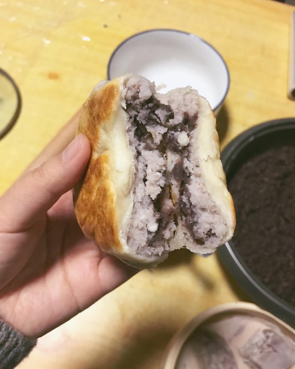 30%spelt红豆芋泥饼