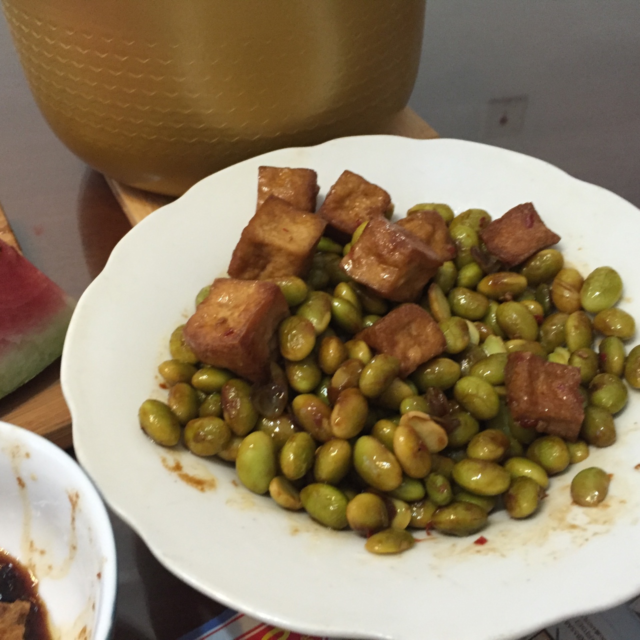 毛豆臭豆腐