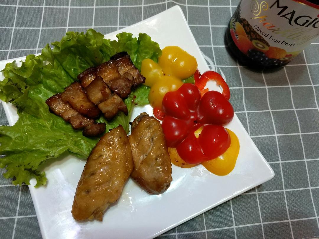 土豆片烤辣五花