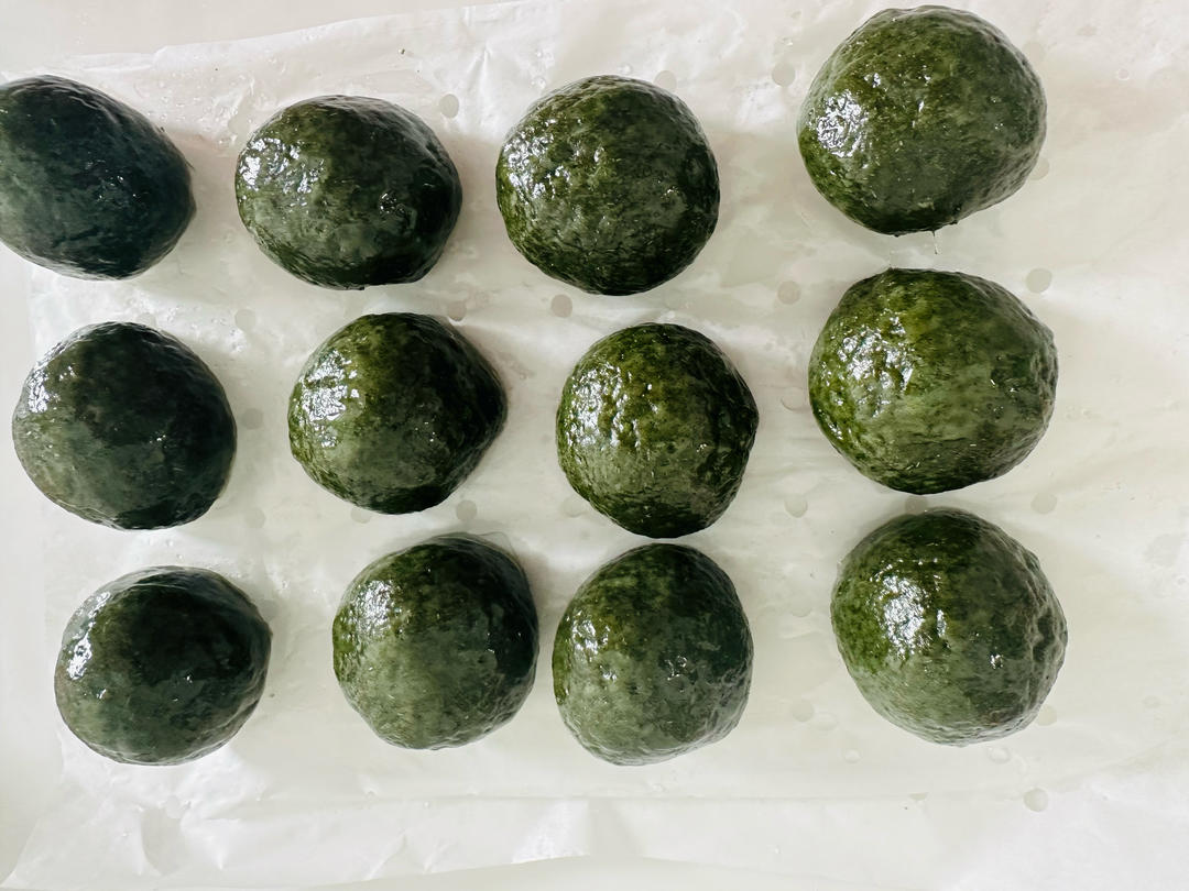 《Tinrry+》咸蛋黄肉松青团+红豆沙青团