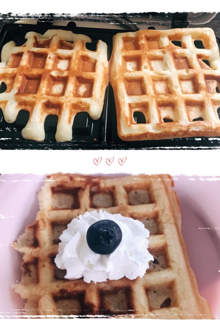 一种面糊做柔软蓬松的比利时华夫饼和美式大松饼🥞