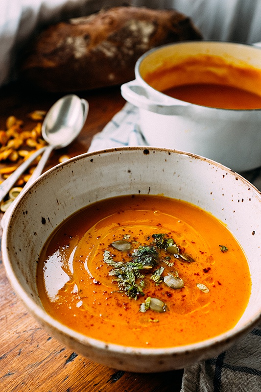 香料南瓜汤 / soupe de potimarron aux épices