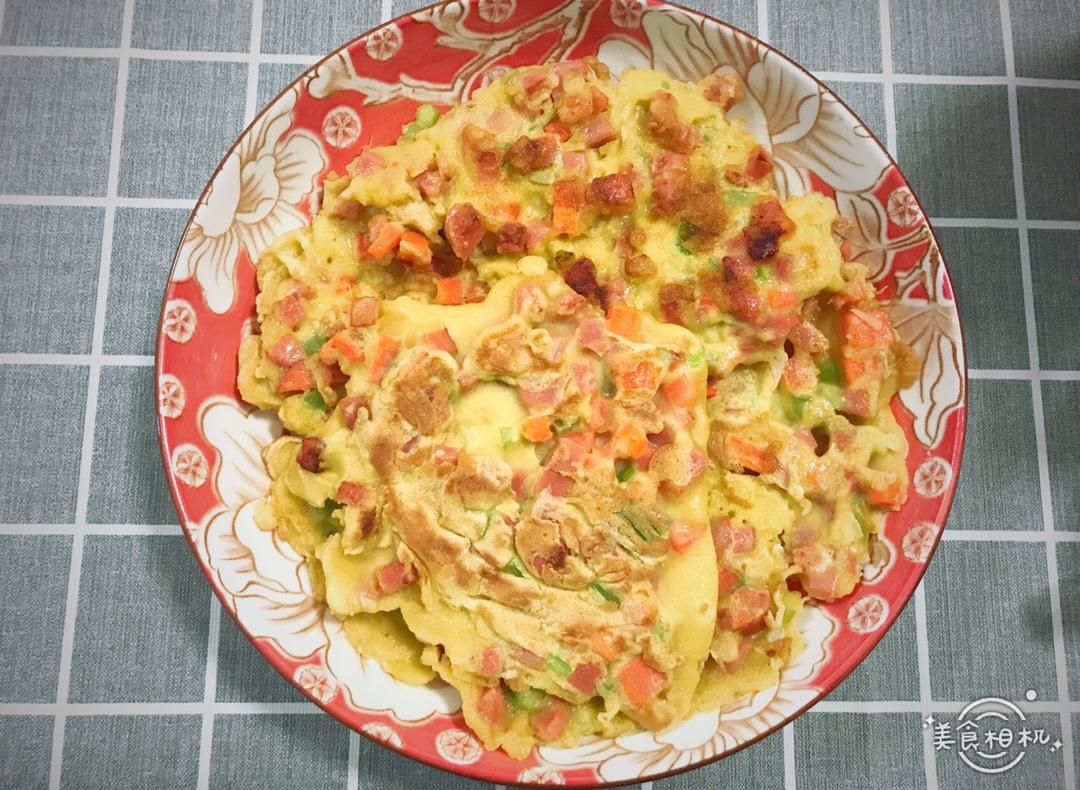 火腿香葱鸡蛋软饼