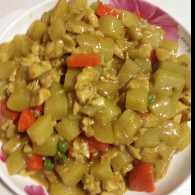咖喱土豆鸡肉