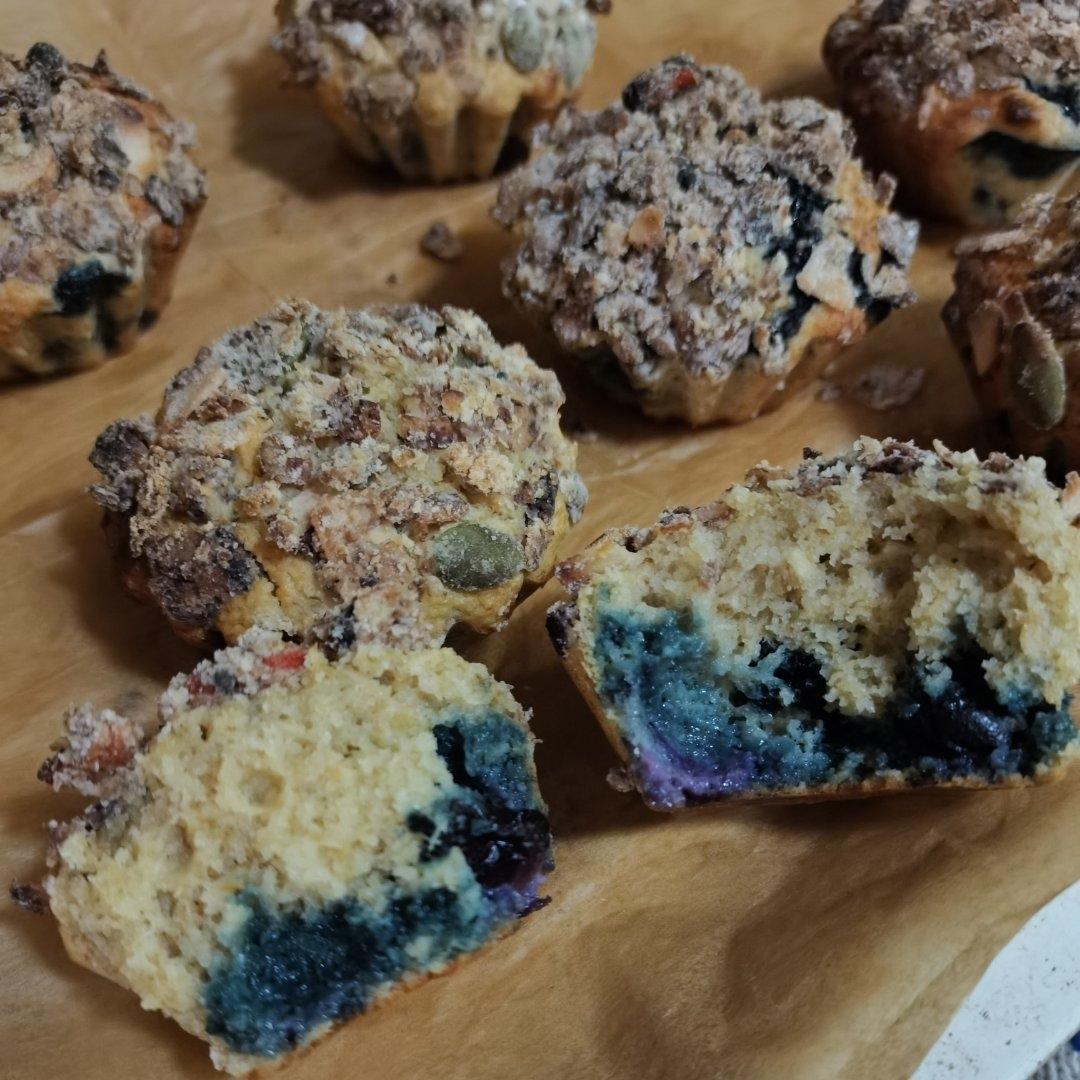 蓝莓杏仁粉燕麦玛芬