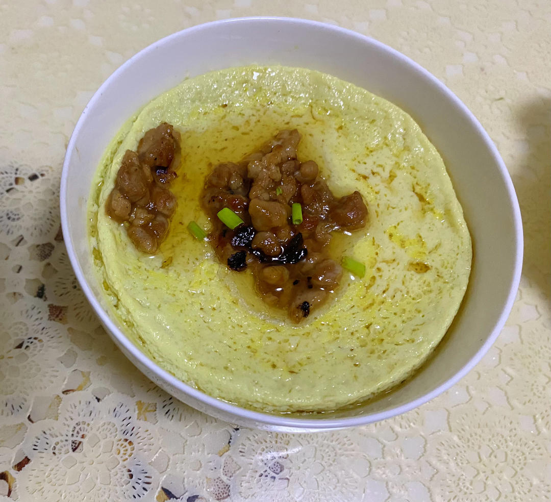 比布丁还要嫩！巨好吃又营养的肉末水蒸蛋