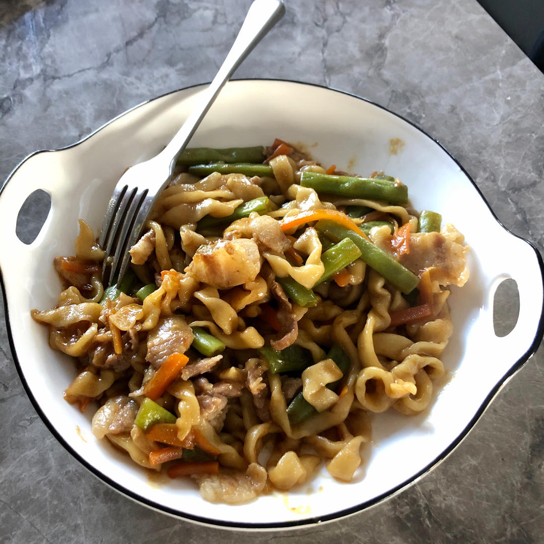 美味豆角焖面