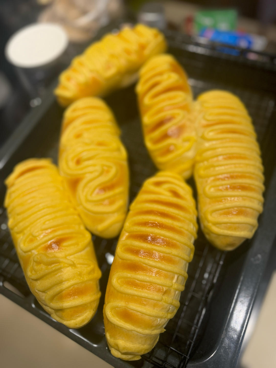 毛毛虫面包｜经典还原小时候最爱的奶油面包