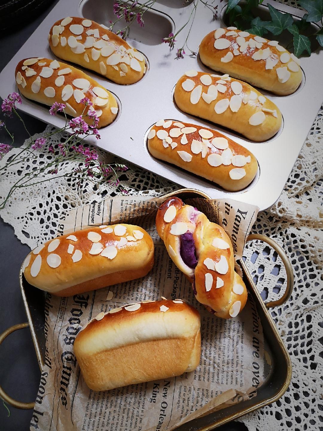 纯奶手撕吐司的做法 步骤1