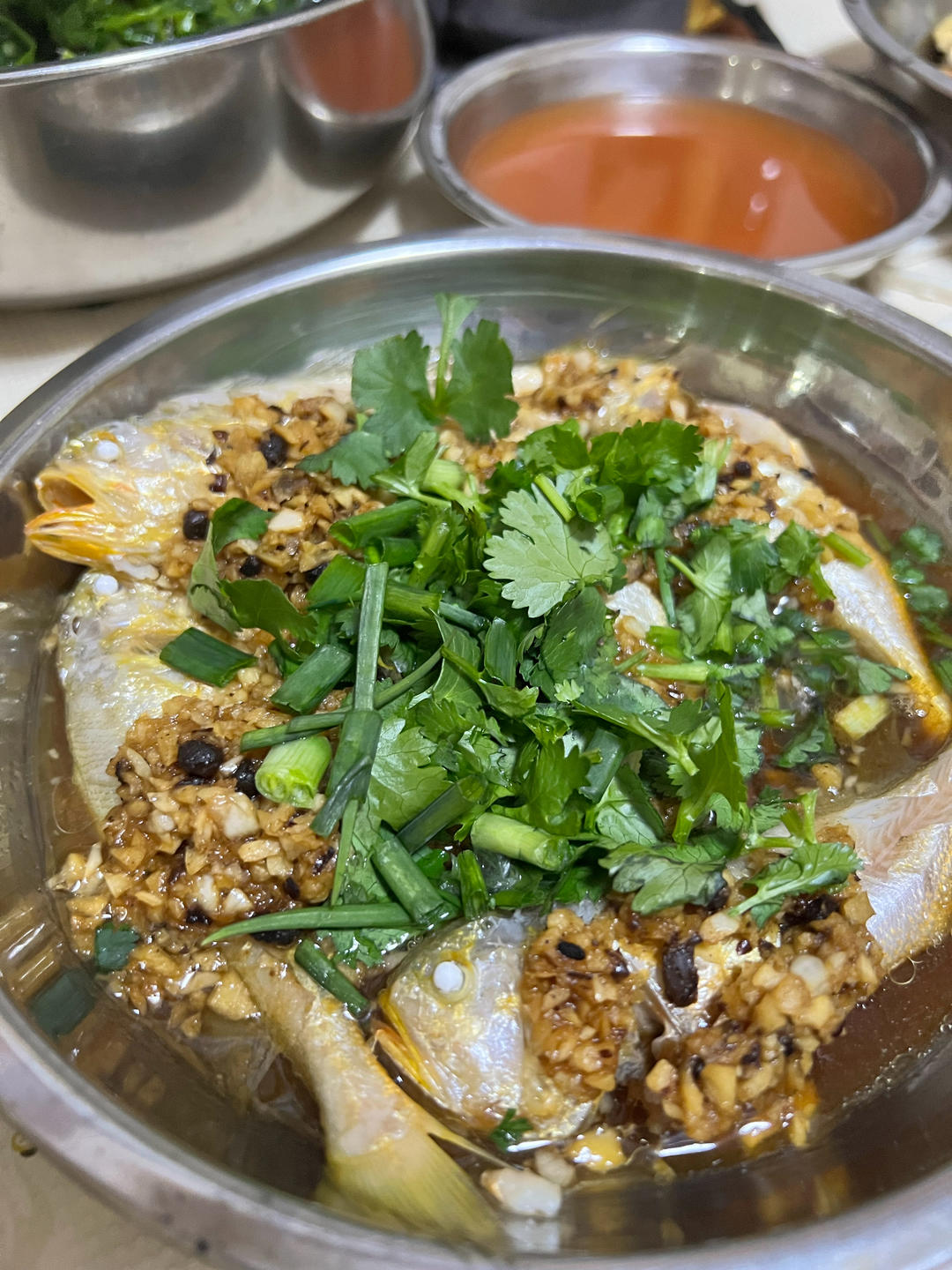 豉汁蒸黄皮头