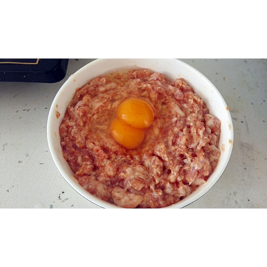 肉饼蒸蛋