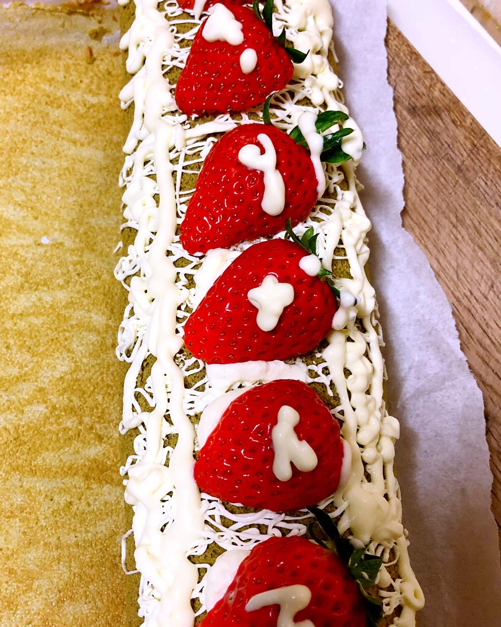 日式抹茶蛋糕卷