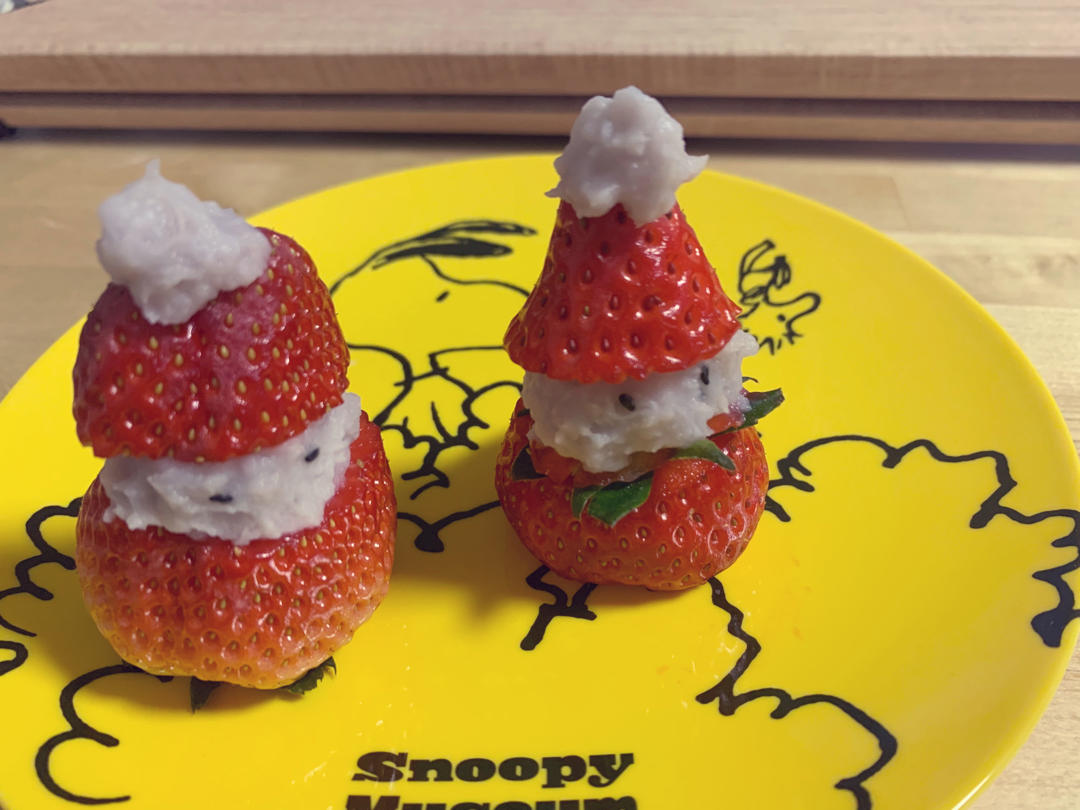 草莓山药圣诞老人