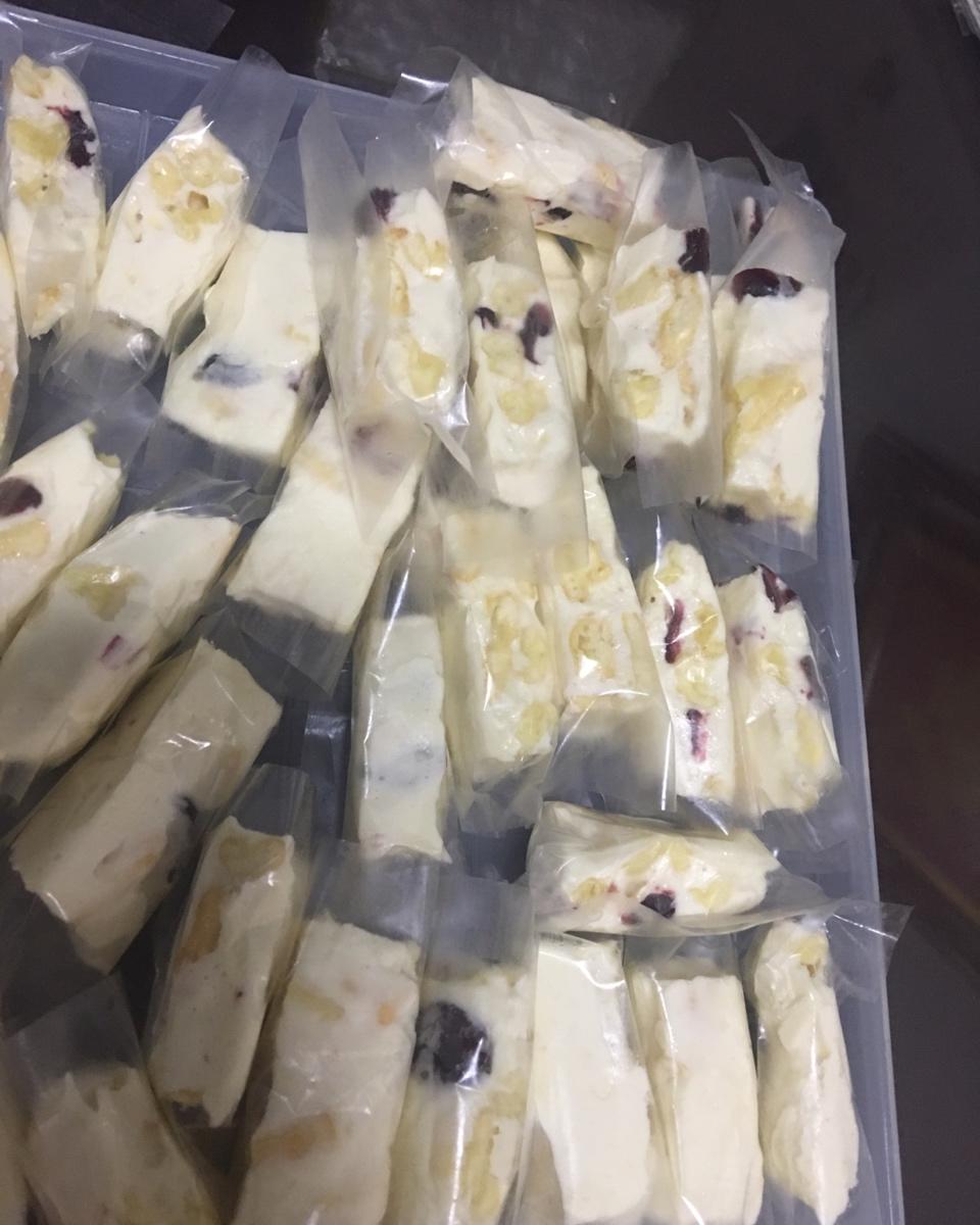 【蔓越莓牛轧糖沙琪玛】无需烤箱的完美结合