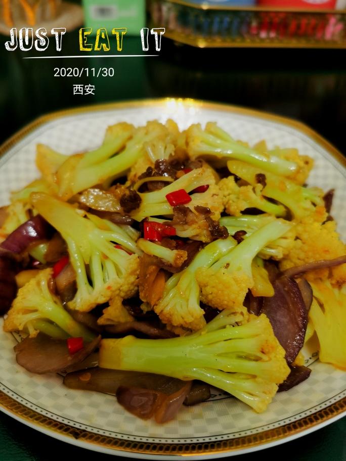 麻辣香干锅菜花