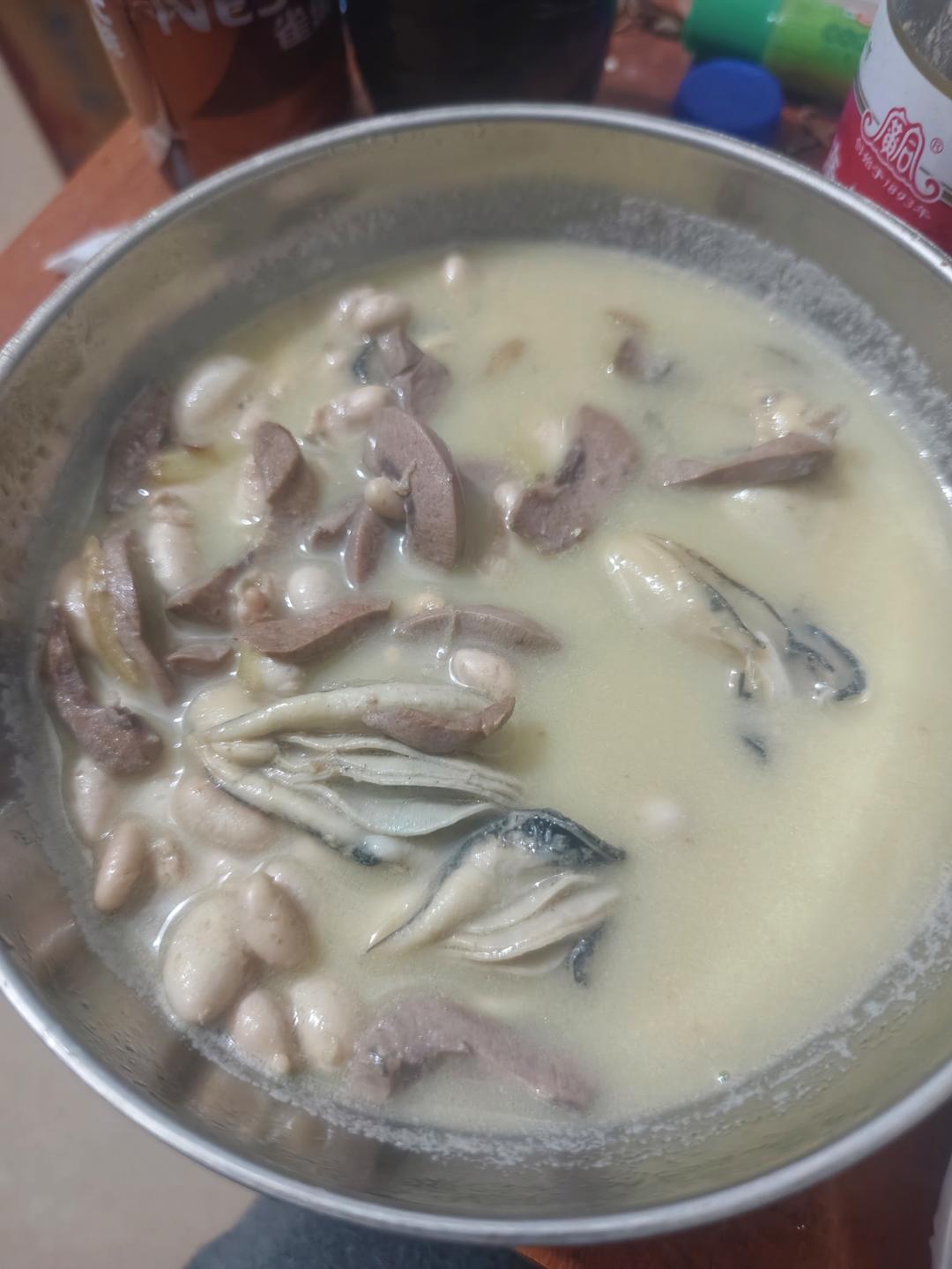 猪腰生蚝鸡子