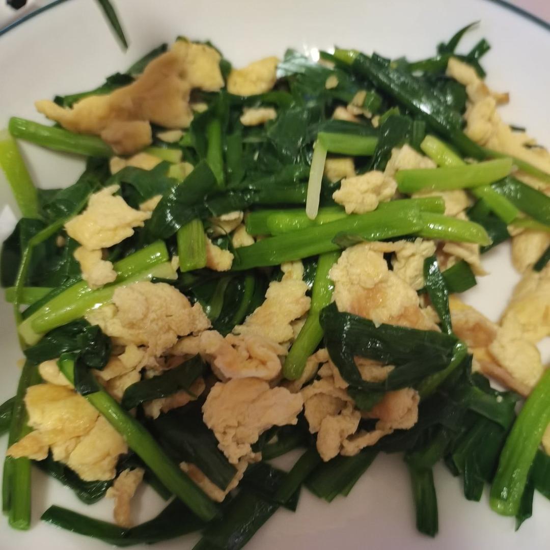 韭菜炒鸡蛋——三分钟快手下饭菜 掌握火候的秘诀
