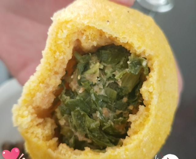 香喷喷玉米面菜饽饽