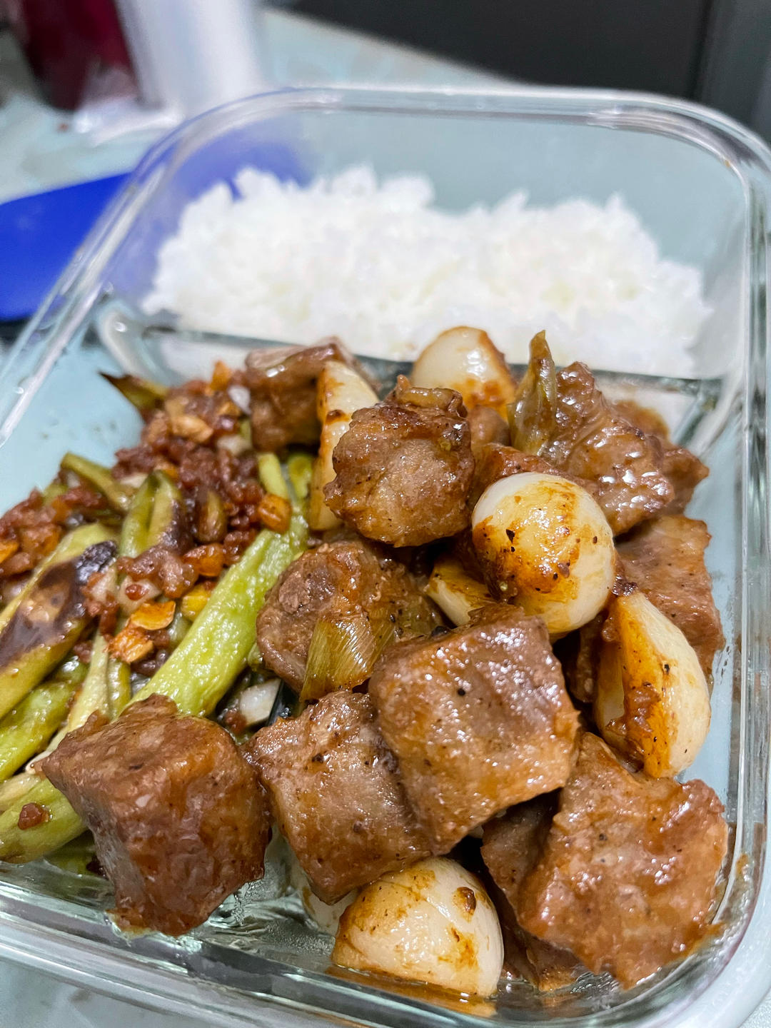 听起来就很好吃的黑椒蒜子牛肉粒