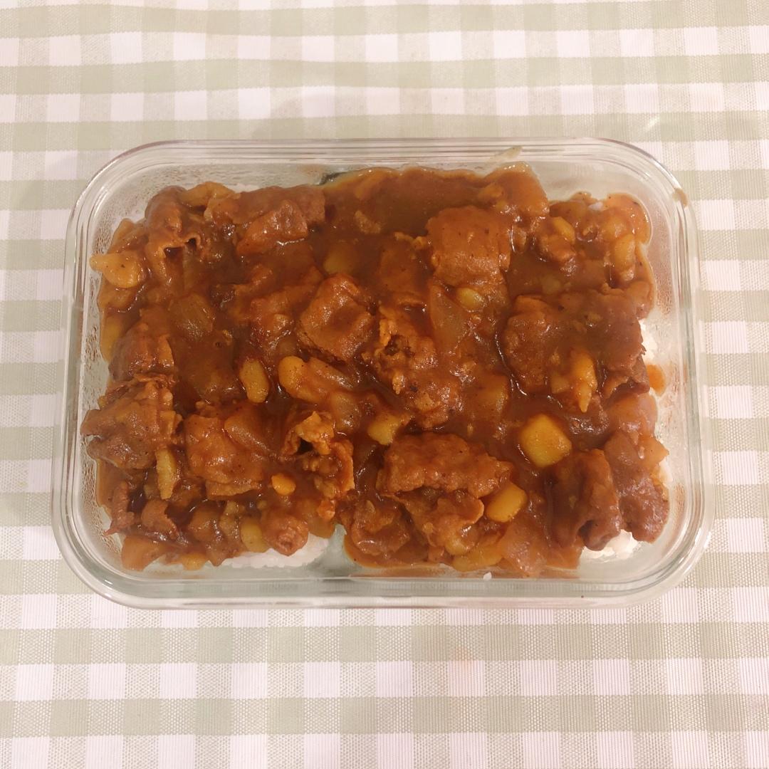 好吃到舔碗底的土豆肥牛拌饭