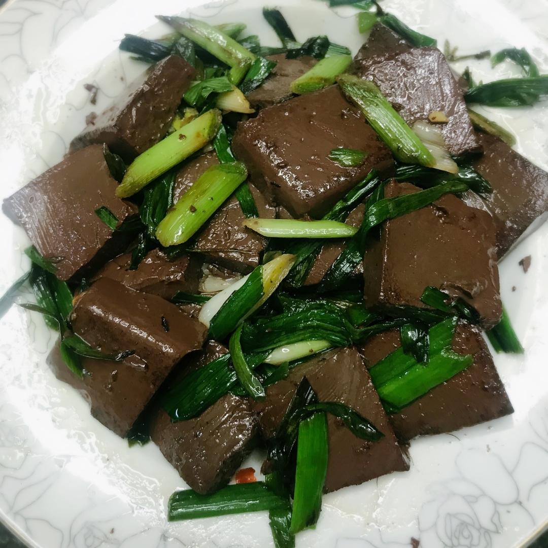 蒜苗炒羊血的全部作品