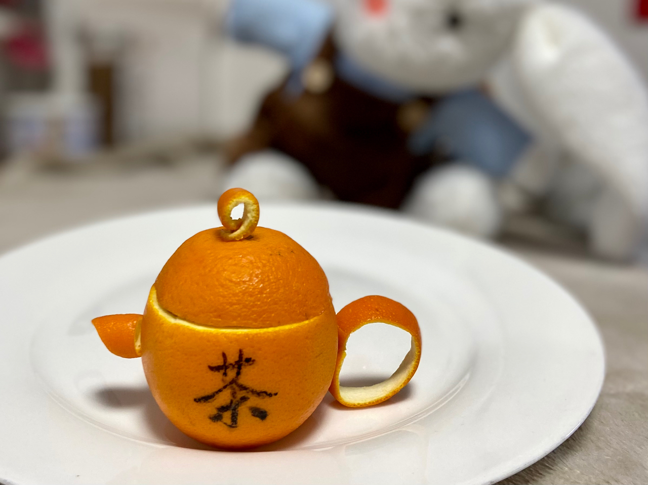 橙子茶壶的做法