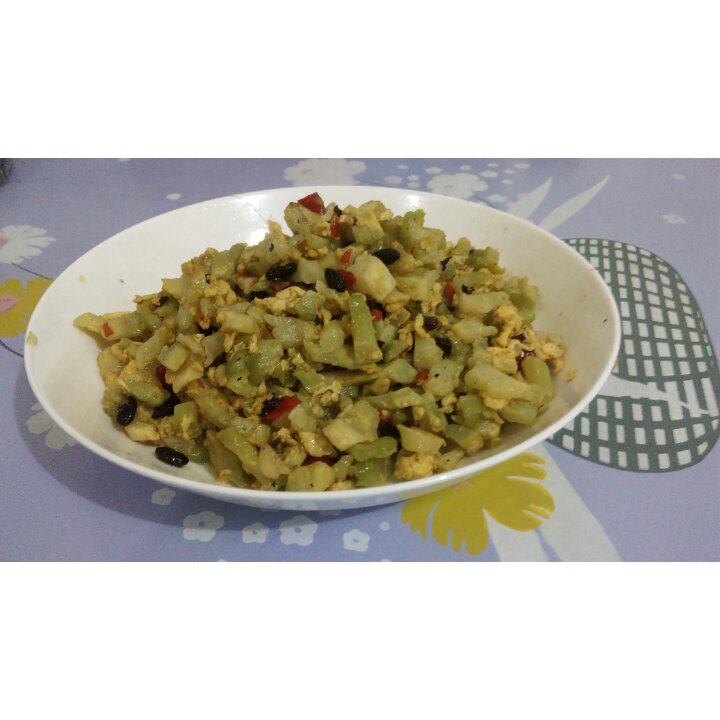 去火的下饭菜-  鸡蛋苦瓜碎