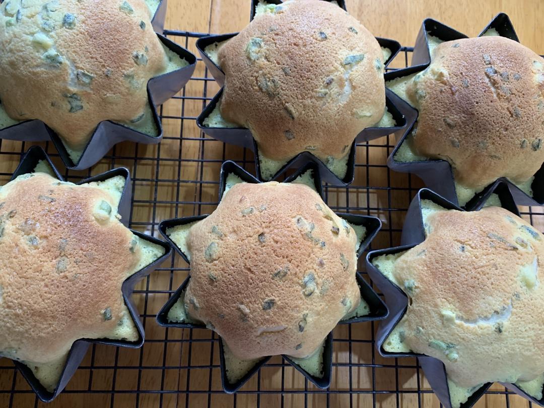 葱香肉松墨西哥面包（波兰种+烫种）