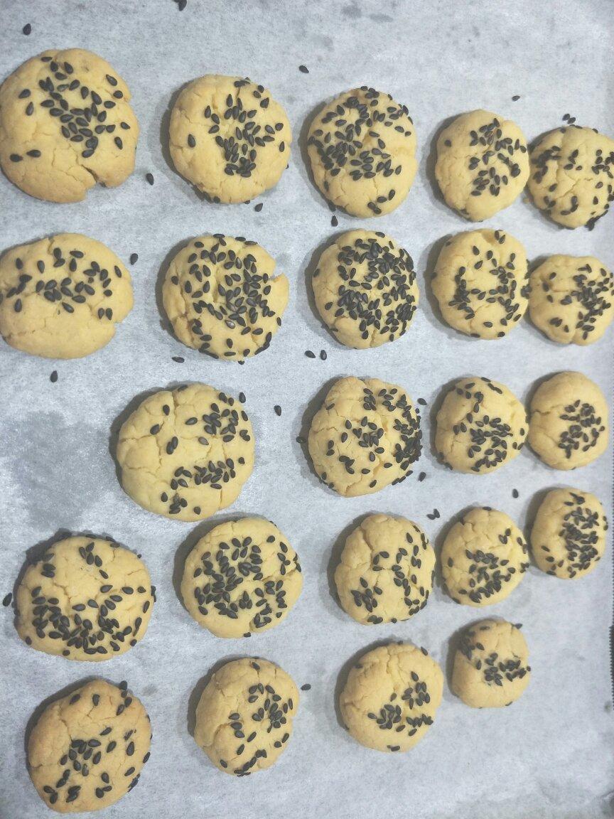 蛋黄芝麻酥，补钙小零嘴