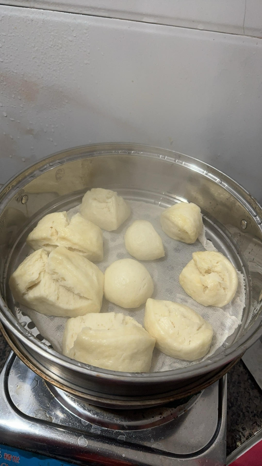 椰浆馒头（低筋面粉）一次发酵法