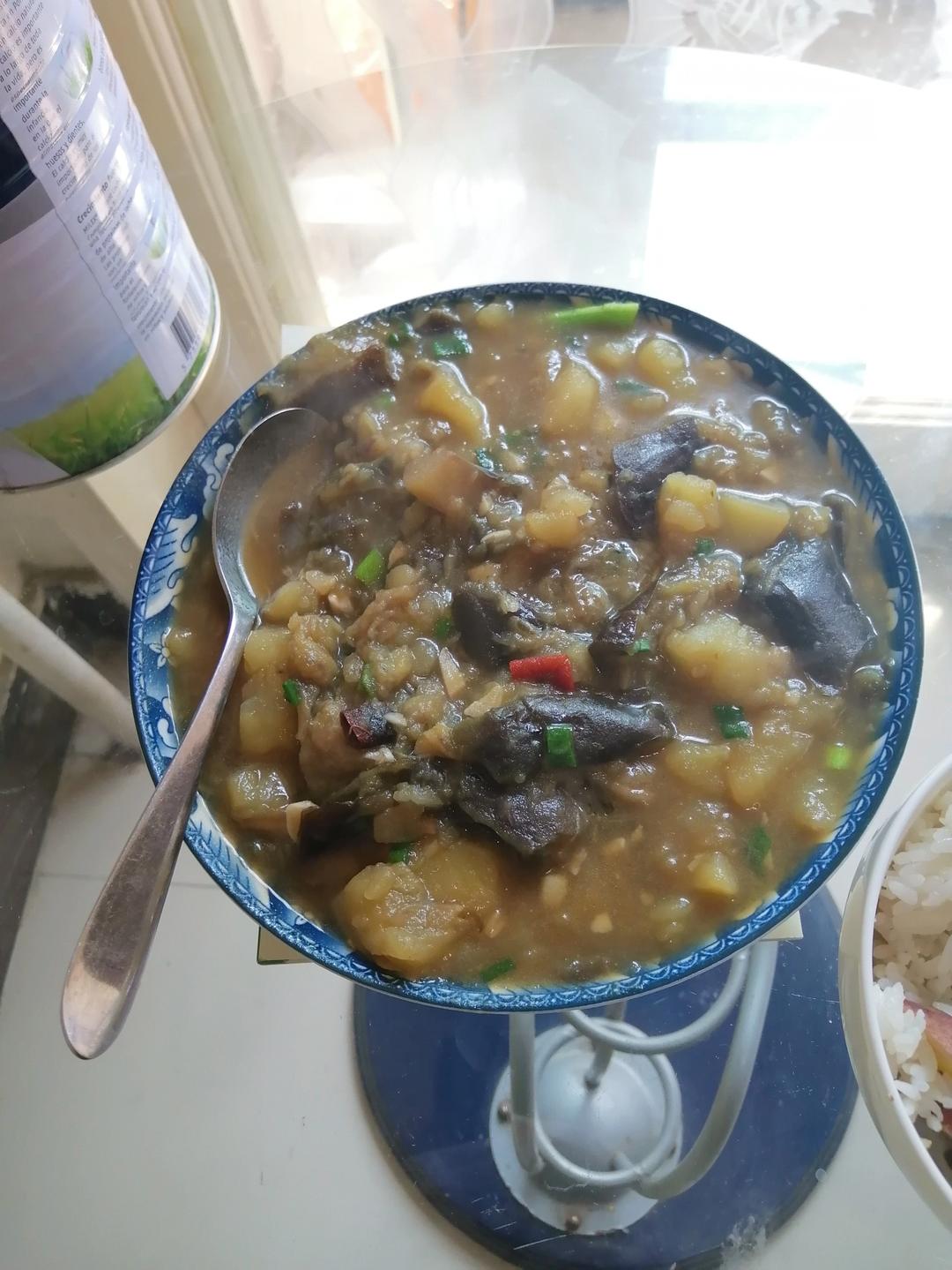 土豆炖茄子