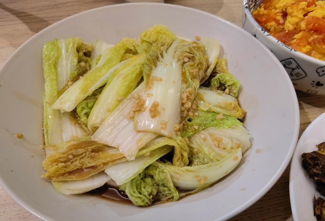 5分钟搞定‼️家常菜蒜香娃娃菜，巨好吃！