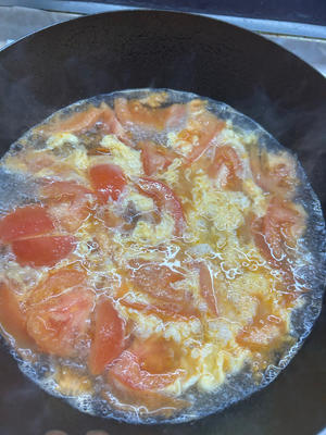 紫菜西红柿蛋花汤的做法 步骤4