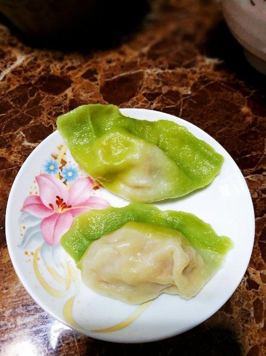 翡翠白菜饺