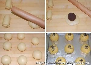 中式酥皮点心——豆沙酥的做法 步骤8