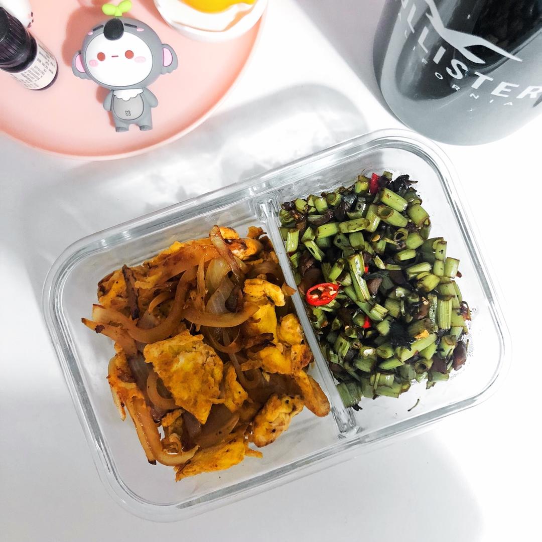 工作日午餐-快手菜|榨菜空心菜