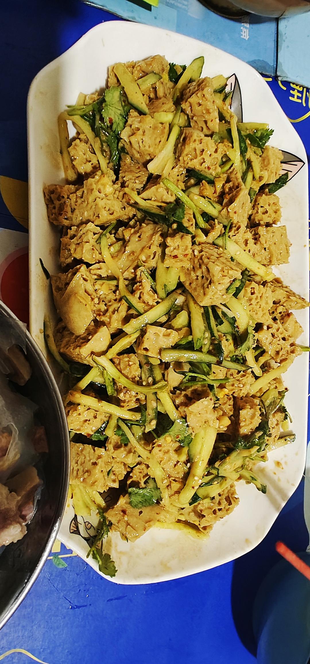 好吃的凉拌面筋