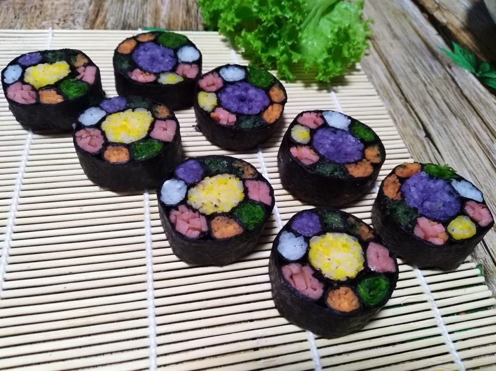 花朵寿司海苔卷