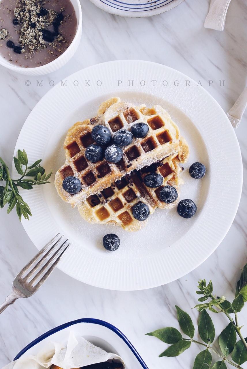 蓝莓华夫饼（戚风版）