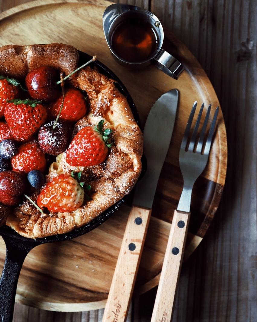 【柳宗理/lodge铸铁平底锅】荷兰松饼 Dutch Baby Pancake