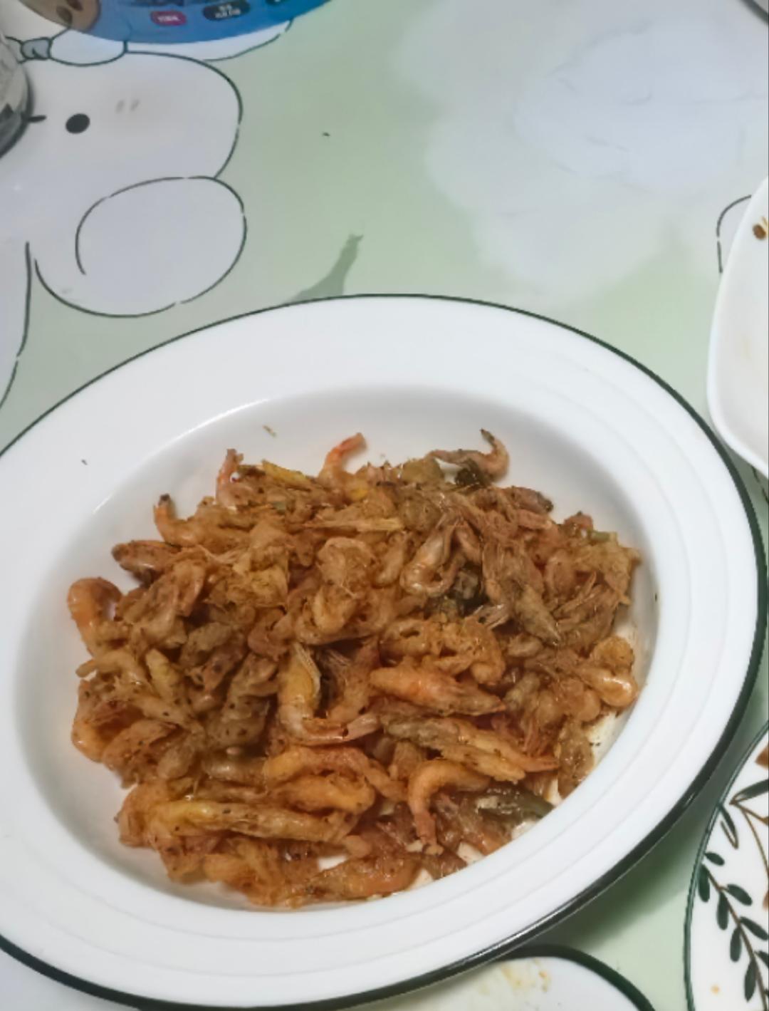 超级好吃椒盐小河虾