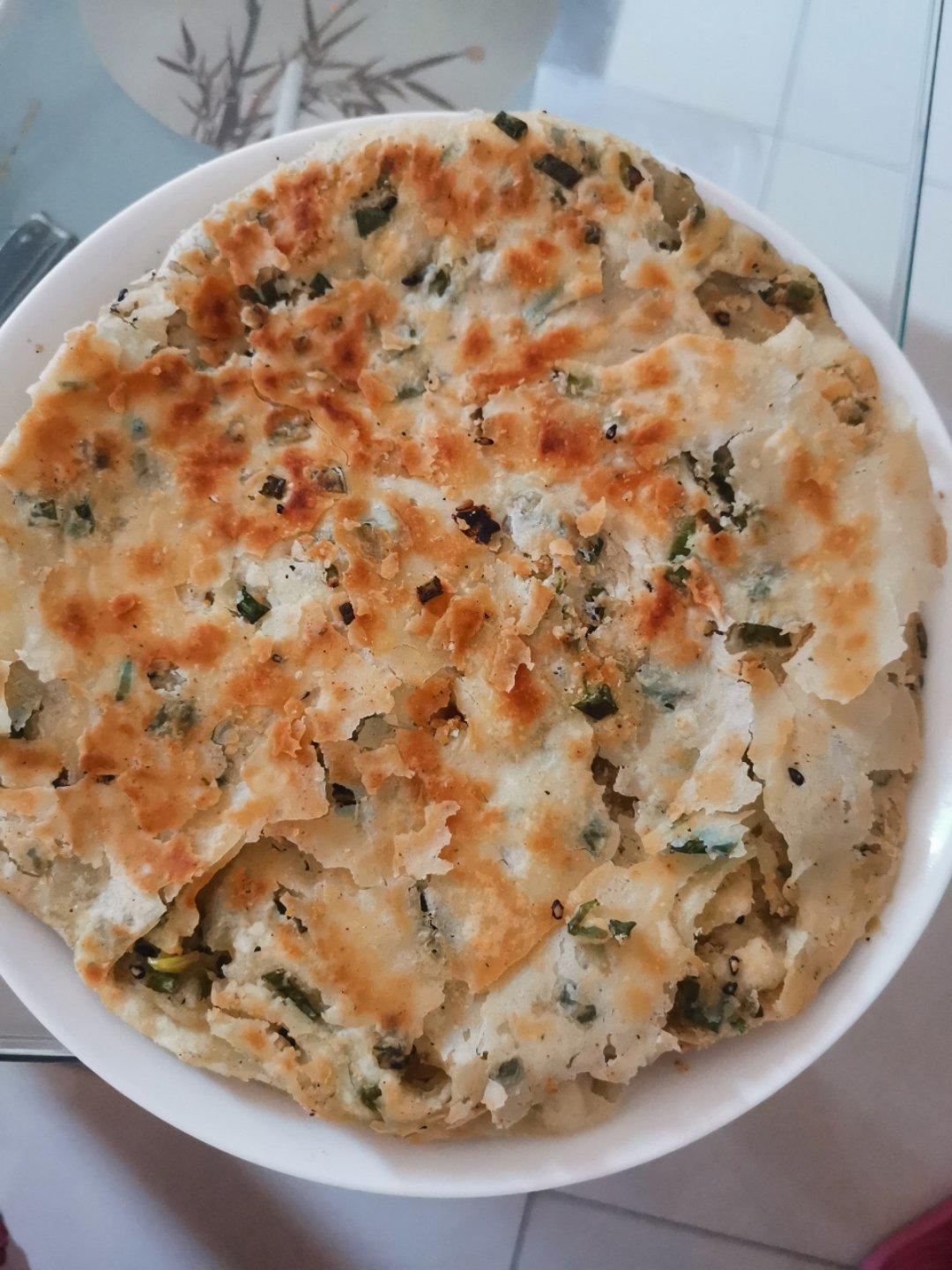 千层油酥葱花饼