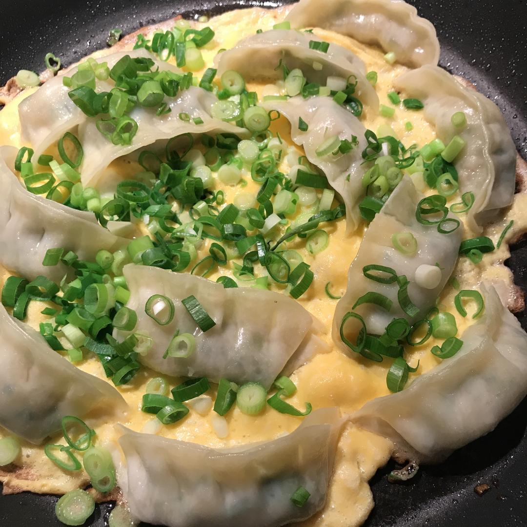 懒人快手抱蛋煎饺