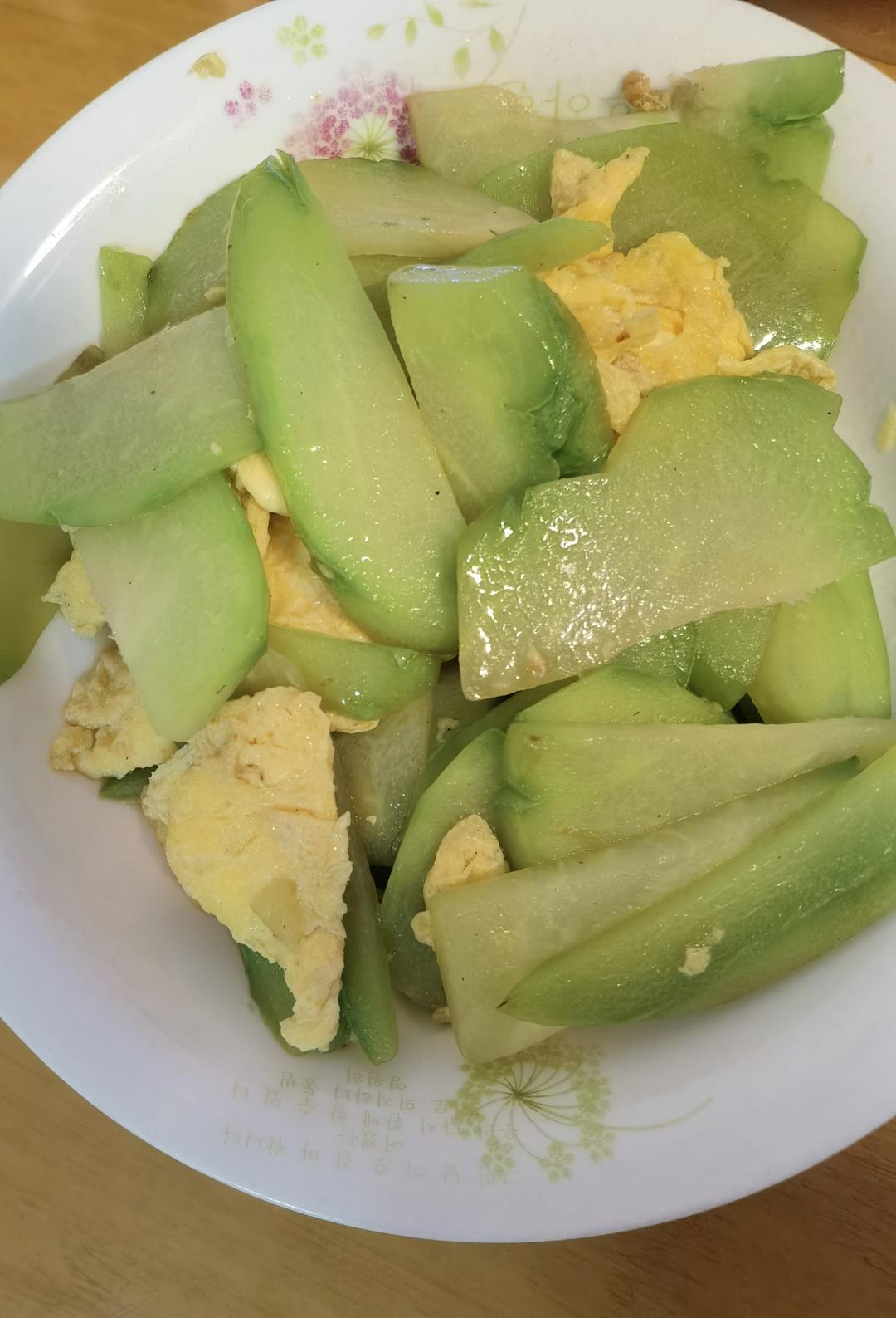 家常素菜佛手瓜炒鸡蛋🥚