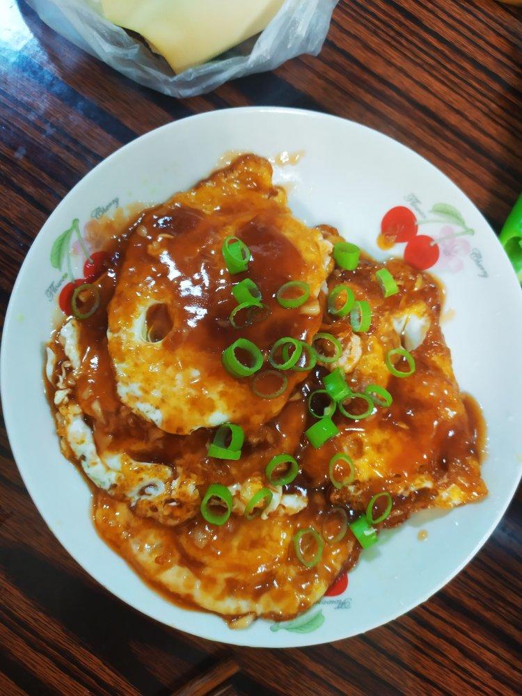 鸡蛋神仙吃法～给肉都不换的糖醋荷包蛋
