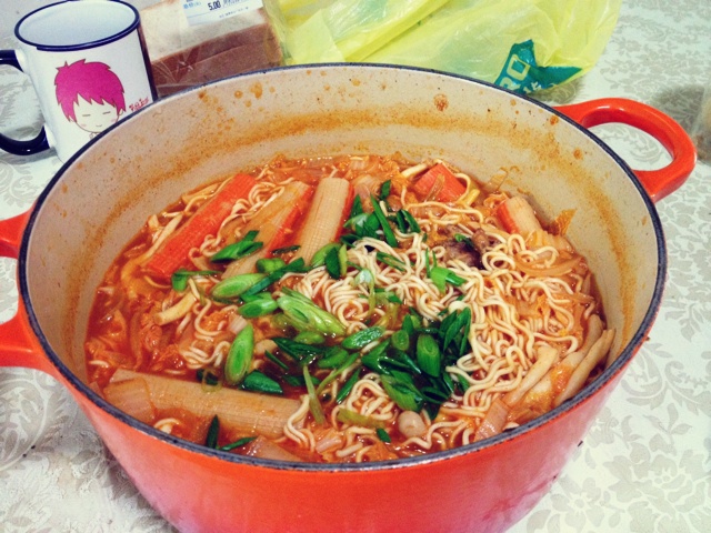 韩式芝士部队锅